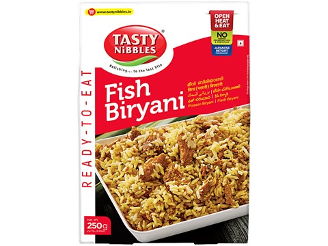 Tasty Nibbles Fish Biryani - Ready To Eat, 250 g