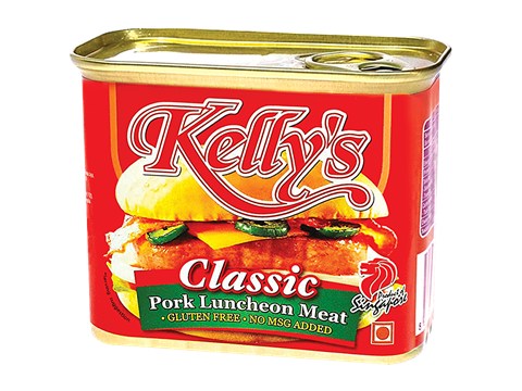 Kelly's Pork Luncheon Meat - Classic, Protein Rich, Gluten Free, 340 g