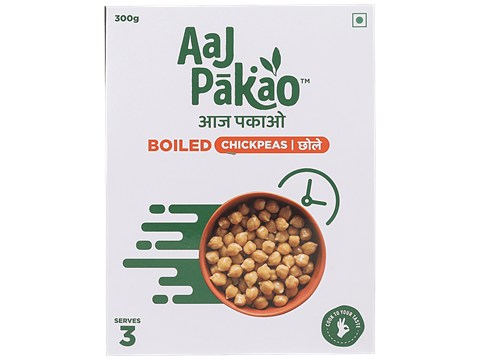 Aaj Pakao Boiled Chickpeas - Ready To Cook, No Added Sugar, Preservative Free, 300 g
