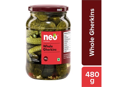 Neo Gherkins - Whole, 480 g