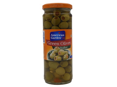 American Garden Olives Stuffed - Green, 450 g