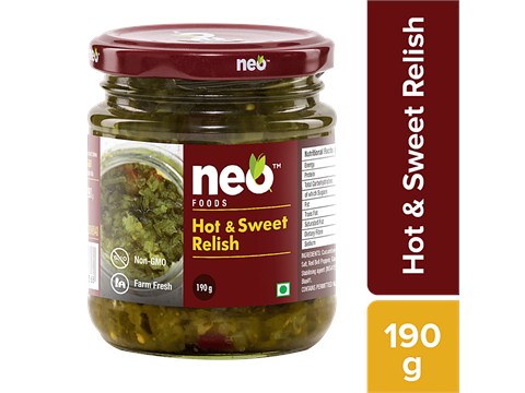 Neo Hot & Sweet Relish Pickle, 190 g