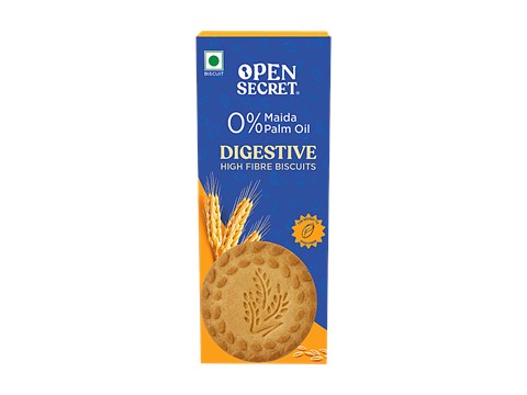 Open Secret Digestive High Fibre Biscuits, 100 g