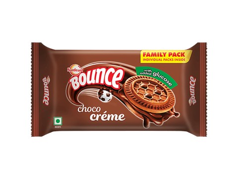 Sunfeast Bounce - Choco Cream Biscuits, 348 g