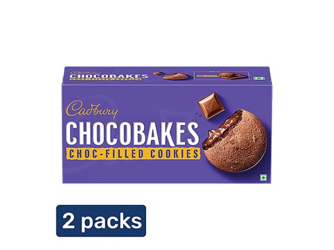 Cadbury Chocobakes ChocFilled Cookies, 2x126.5 g