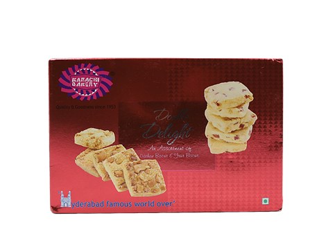 Karachi Bakery Double Delight Cashew & Fruit Biscuit, 400 g