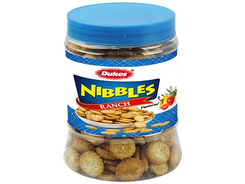 Dukes  Nibbles Ranch Crackers - Crunchy, 150 g