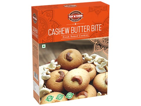 Top 'N Town Bakers Cashew Butter Bite Fresh Baked Cookies, 300 g