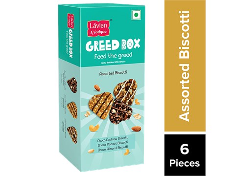 Lavian Exotique Greed Box - Assorted Biscotti, 75 g