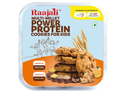 Raajali Multi-Millet Power Protein Cookies - For Kids, 120 g