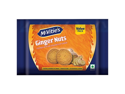 McVitie's Ginger Nut Cookies Value Pack, 480 g