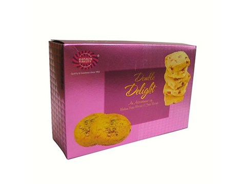Karachi Bakery Double Delight Badam Pista & Fruit Biscuit, 400 g
