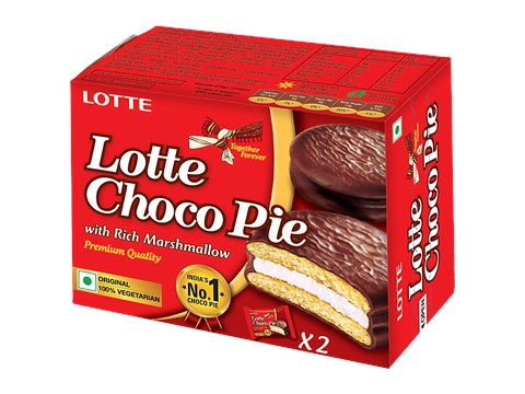 Lotte Original Choco Pie - With Rich Marshmallow, 28 g