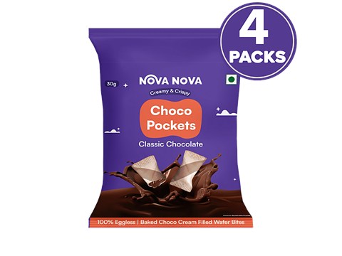 Nova Nova  Choco Pockets - Classic Chocolate, 25 g