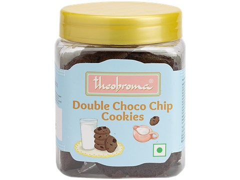 Theobroma Double Choco Chip Cookies, 140 g