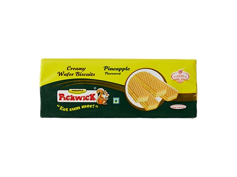 Pickwick  Creamy Wafer Biscuits - Pineapple, 150 g