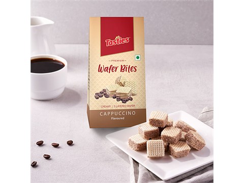 Tasties Wafer Bites - Cappuccino, 100 g