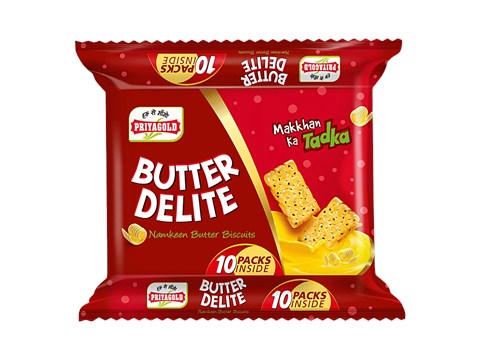 Priyagold Butter Delight Biscuits Jumbo Pack, 320 g