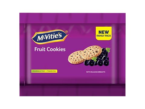 McVitie's Fruit Cookies - Family Pack, 600 g