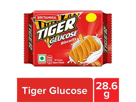 Britannia Tiger Glucose Biscuit, 28.6 g