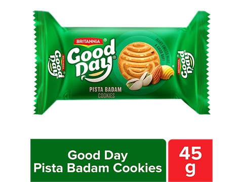 Britannia Good Day Pista Badam Cookies, 45 g
