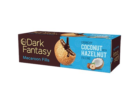 Sunfeast Dark Fantasy Coconut & Hazelnut Macaroon Fills Biscuit, 69 g