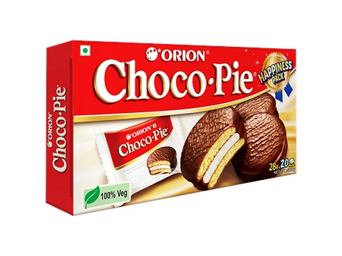 Orion Choco Pie - Chocolate Coated Soft Biscuit, 20 pcs