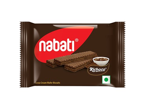 Nabati Richoco Choco Cream Wafer Biscuits - Light, Crispy, Crunchy, 13 g