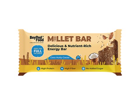 Beyond Food Coco Nutty Cocoa Millet Bar, 40 g