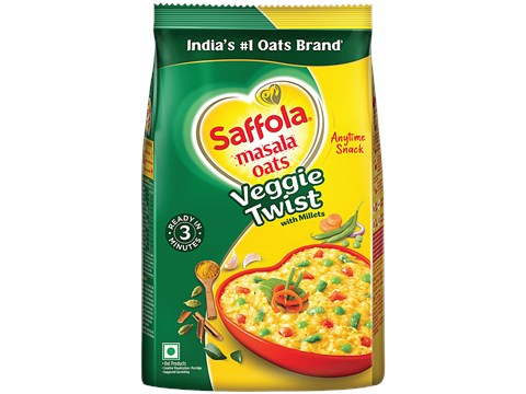 Saffola Masala Oats - Veggie Twist, 1 kg