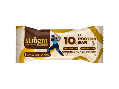 Stroom Cookie Crunch Delight 10G Protein Bar, 45 g