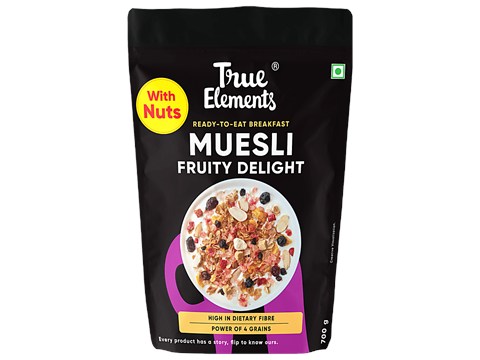 True Elements Muesli Fruity Delight, 700 g
