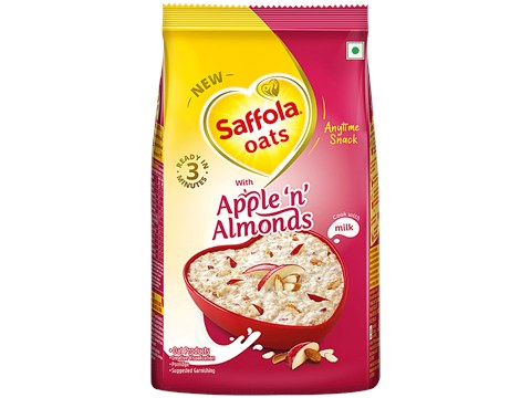 Saffola Oats - With Apple 'N' Almonds, 400 g