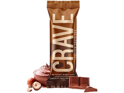 Green Protein Crave Chocolate Hazelnut Butter Protein Snack Bar, 50 g