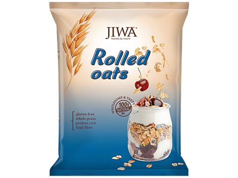 Jiwa Rolled Oats - Natural & Gluten Free, Wholegrain, 750 g