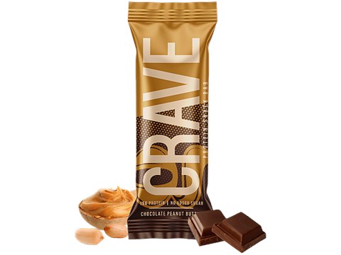 Green Protein Crave Chocolate Peanut Butter Protein Snack Bar, 50 g