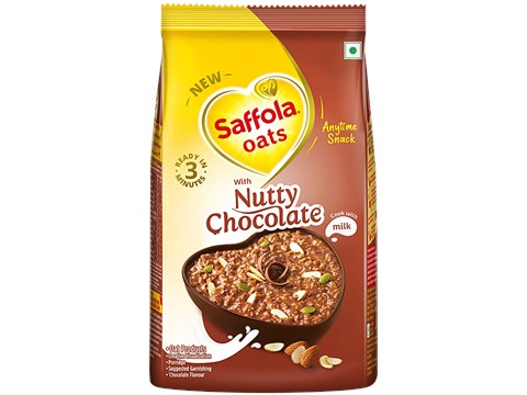 Saffola Oats - With Nutty Chocolate, 400 g