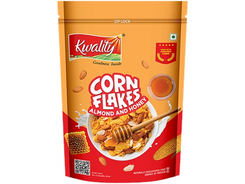 Kwality Almond & Honey Corn Flakes, 300 g