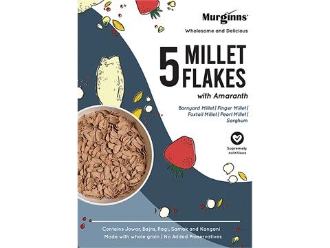 Murginns 5 Millet Flakes, 275 g