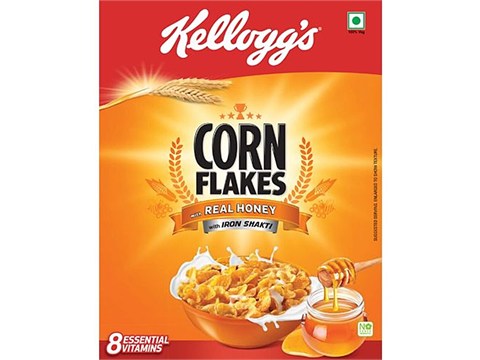 Kellogg's Corn Flakes With Real Honey, 125 g