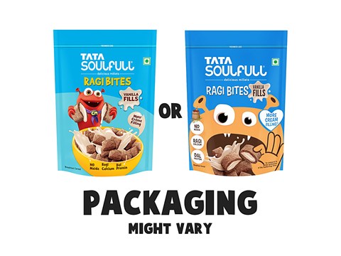 Tata Soulfull Ragi Bites Vanilla Fills, 250 g