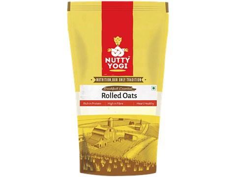 Nutty Yogi Gluten Free Rolled Oats, 500 g
