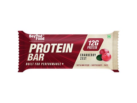 Beyond Food Cranberry Zest Protein Bar, 44 g