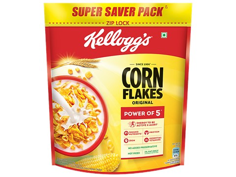 Kellogg's Corn Flakes - Original, High In Iron & B Group Vitamins, Breakfast Cereals, 900 g