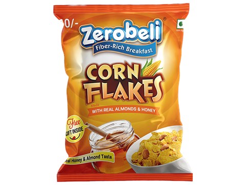 Zerobeli Honey Almond Corn Flakes, 25 g