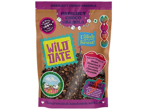 Wild Date Hazelnut Choco Granola - Gluten-Free, No Refined Sugar Added, 250 g