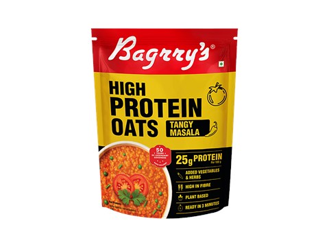 Bagrry's Tangy Masala High Protein Oats, 400 g