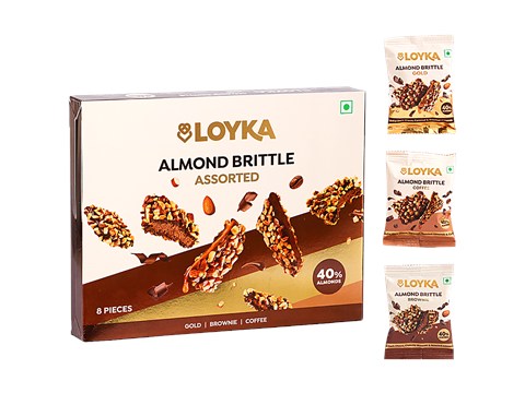 Loyka Almond Brittle Assorted, 116 g