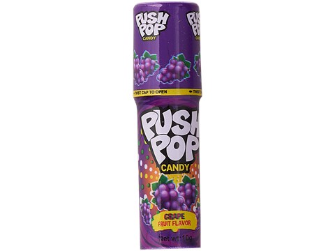 Push Pop Grape Fruit Flavour Candy, 10 g