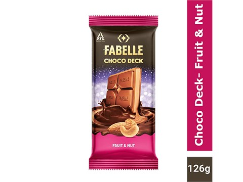 Fabelle Choco Deck - Fruit & Nut, 126 g